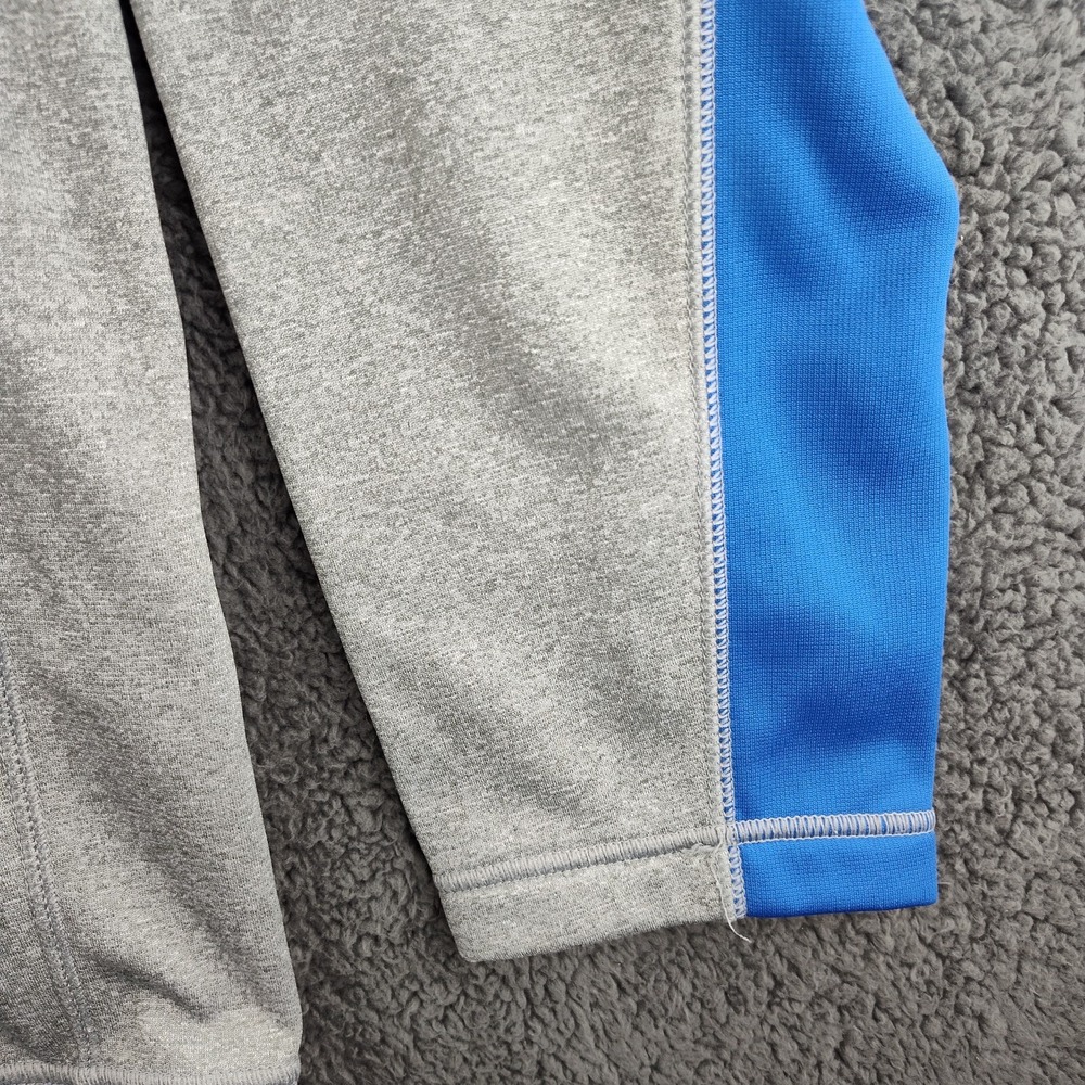 Nike Therma Fit Sweater Gray Blue Men's XL Long Sleeve 1/4 Zip Pullover Casual - Picture 8 of 12